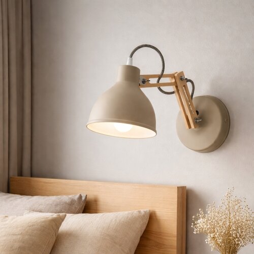  Zidna lampa MARCELLO 1xE27/15W/230V bež Slike