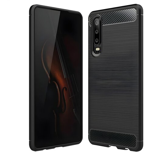  Futrola Carbon Shield TPU za Huawei P30 - Crna KP9455 Cene