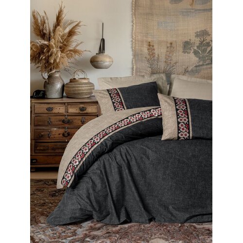 L'essentiel Maison set posteljine Yamka, 180x240 cm, crna Cene