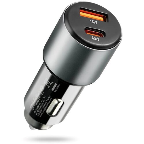 EverActive Car charger CC-60Q USB QC3.0 + USB-C PD 83W Slike
