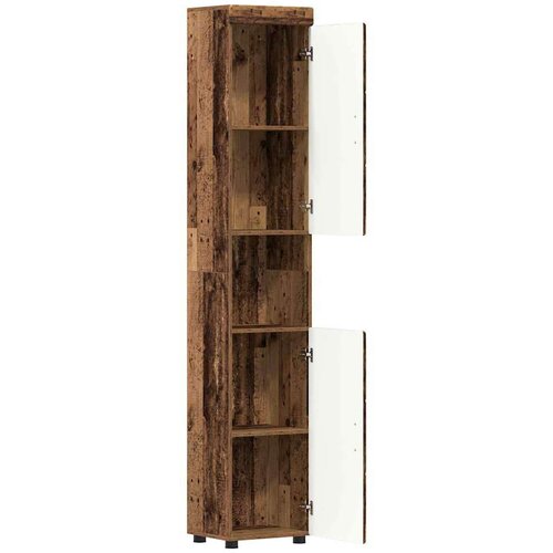 VidaXL kupaonski ormar staro drvo 37 x 31.5 x 203 cm konstruirano drvo Slike