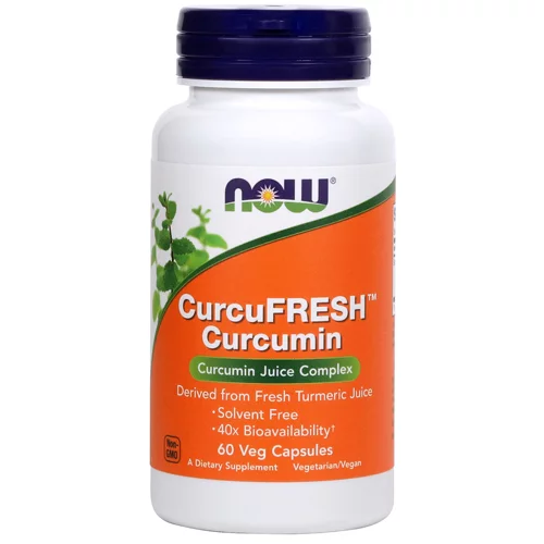 NOW CurcuFresh Kurkumin 500 mg, kapsule