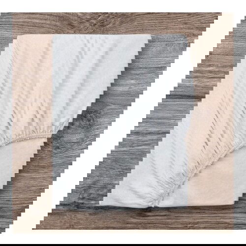  Čar&amp;scaron;av Flanel 140x200cm+25cm Sivo/Bež boja ( VLK000216-tamnosivaboja140 ) Slike