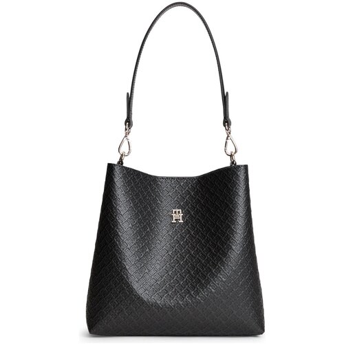 Tommy Hilfiger Ročne torbice Th Icon Shoulder Bag Mono Črna Slike