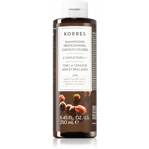Korres Argan Oil šampon za čišćenje za obojenu kosu 250 ml