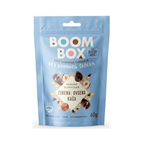 Boom box ovsena kaša lešnik & čokolada 60G Slike