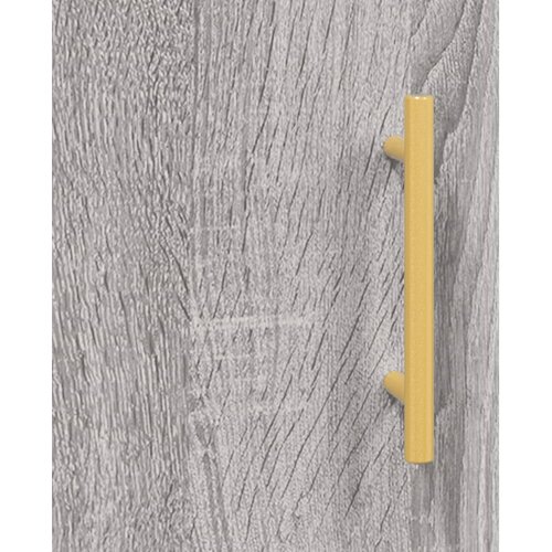  Visoka komoda siva sonome 34,5x34x180 cm od konstruiranog drva Slike