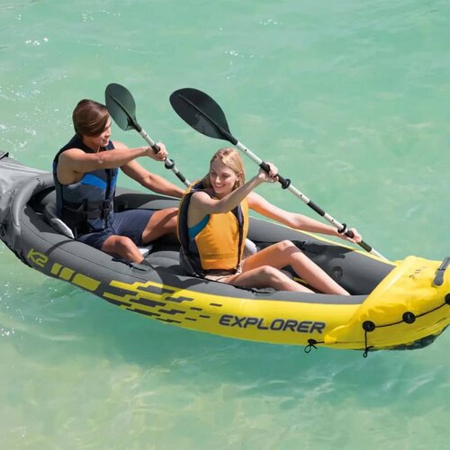 Intex Napihljiv kajak Explorer K2 312x91x51 cm 68307NP Cene