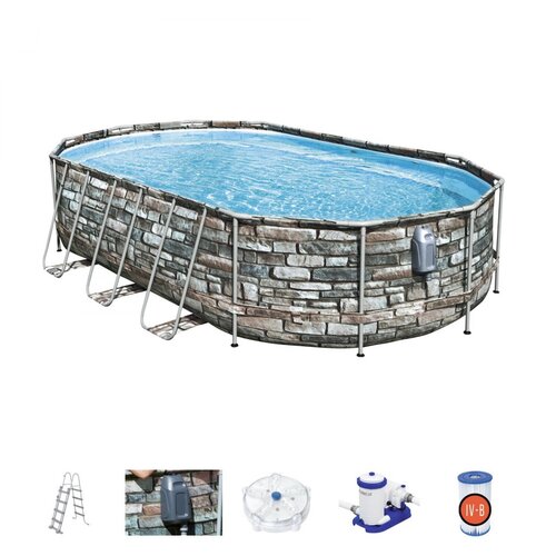 Montažni bazen 610cm x 366cm x 122cm, Power Steel Swim Cijene
