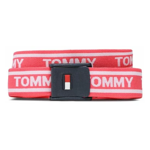 Tommy Jeans Otroški pas Webbing Belt AU0AU01627 Roza