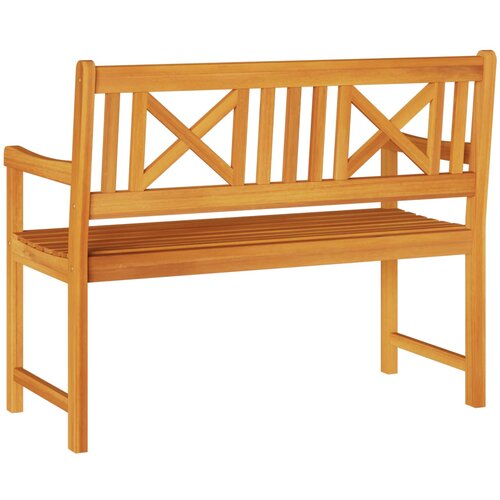  Vanjska klupa Prirodna 110 x 56 x 90 cm Čvrsto drvo akacije Slike