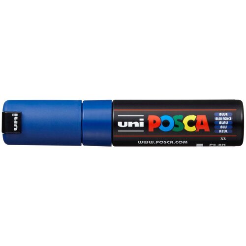 POSCA Uni flomaster; konica 8 mm prirezana; moder, (21290508) Cene