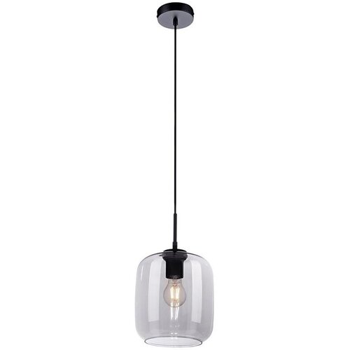 PAUL NEUHAUS 2002-25 - Luster na sajli SHITAKE 1xE27/10W/230V prečnik 20 cm zadimljena Slike
