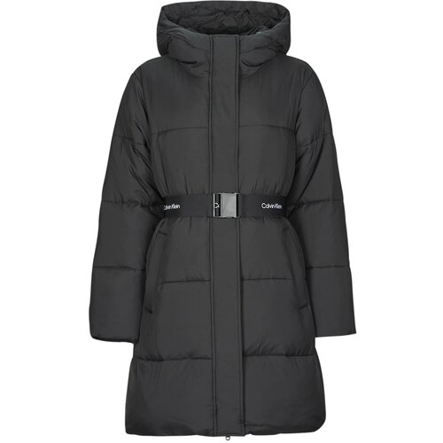 Calvin Klein Jeans LOGO BELT LONG PUFFER Crna Slike