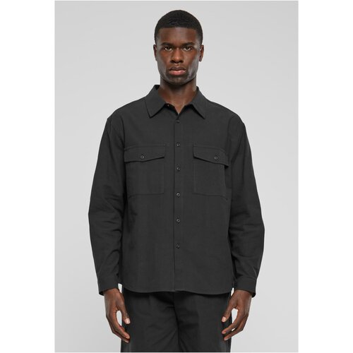 UC Men Men's Basic Crepe Shirt - Black Cene