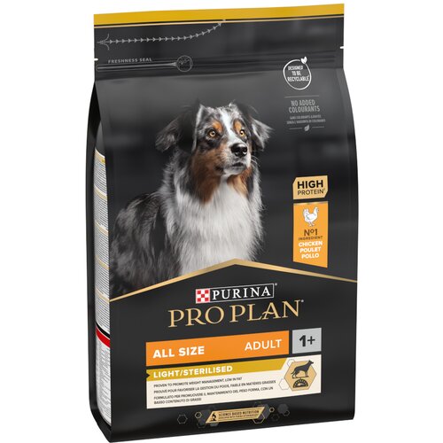 Pro Plan PURINA All sizes Adult Light/Sterilised - 3 kg Slike