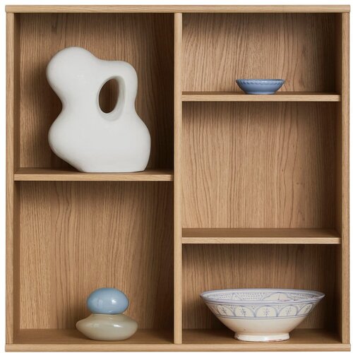 Hammel Furniture Viseća biblioteka u dekoru hrasta u prirodnoj boji 70x70 cm Mistral &amp;ndash; Slike