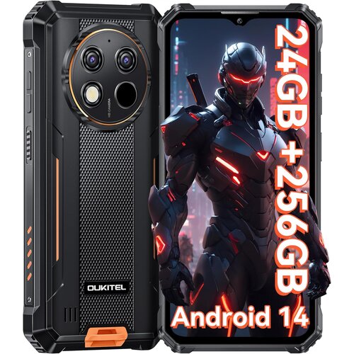 Oukitel G1 24/256GB, oranžna pametni robustni telefon Android 14, 10600mAh 48MP, (21604854) Cene