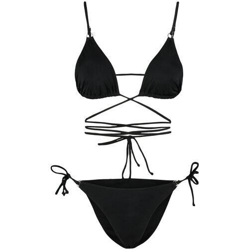 Trendyol Bikini Set - Black - Plain Slike