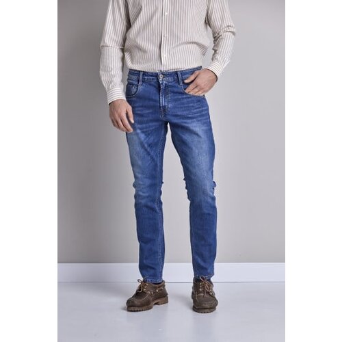 Legendww muske plave skinny farmerke sa srednjim strukom -model 131 Cene