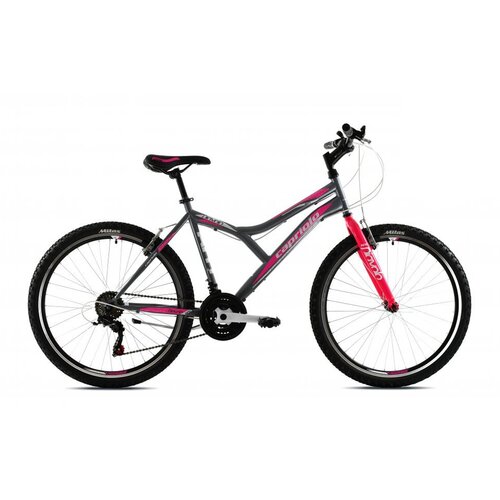 Capriolo Diavolo 600 Ženski bicikl, 17/26", Sivo-roze Cene