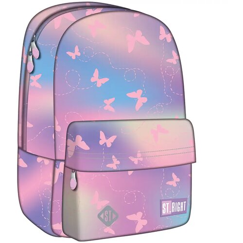 Unipap st.right pink butterfly ružičasta školska torba s leptirima, ruksak BP33 40x27x17 cm Cene