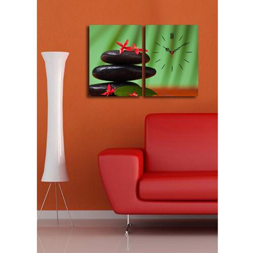 Wallity Zidni sat 2P3040CS-125, 64x40 cm, 2 dijela Cene