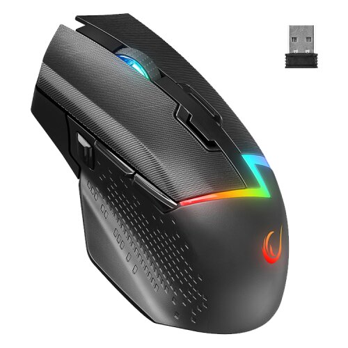 Rampage Mi&scaron; gaming DROP M3 V2 24000 DPI 3311 Sensor Black RGB Rechargeable Wireless 80 Million Huano Switch Gaming Mouse, 42561 Cijene