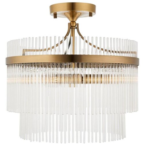  Endon 112575 - Nadgradni luster MARIETTA 3xE14/7W/230V mesing/prozirno Cene