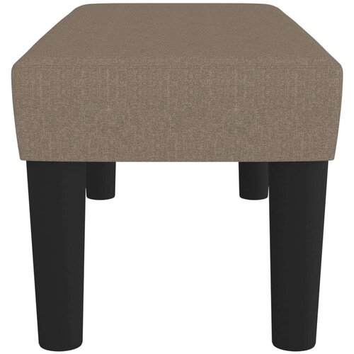 Klupa smeđesiva 70 x 30 x 30 cm od tkanine Slike