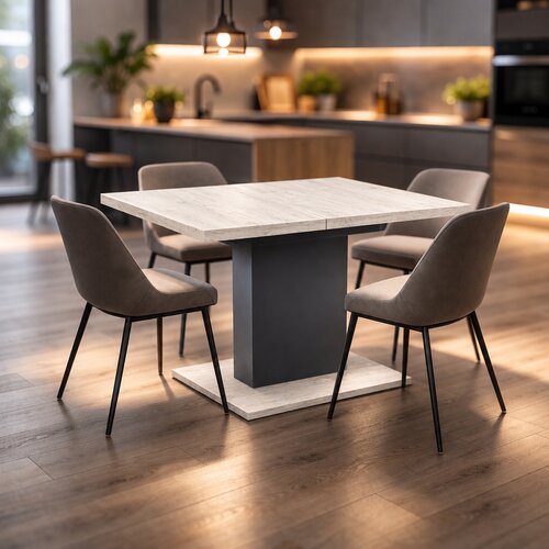 GENERIK Jedilna miza Boston &ndash; Artwood light/Graphute, (5000486176) Cene