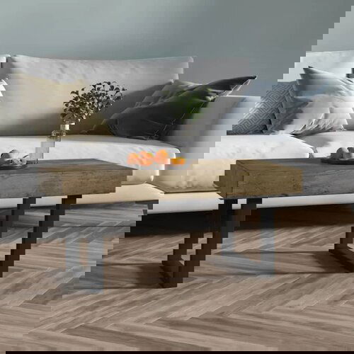 Furnova Klubska mizica temno rjava in črna 90x45x40 cm MDF in železo, (21914811) Slike