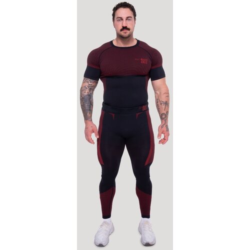 GymBeam OG1 Seamless Leggings Black/Red L Cene