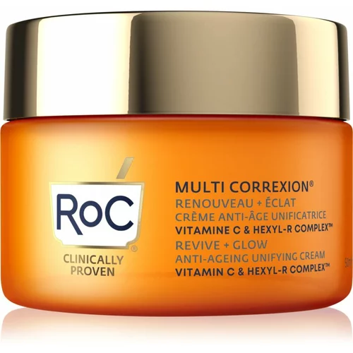 Roc Multi Correxion Revive + Glow anti-age krema za posvjetljivanje s vitaminom C 50 ml
