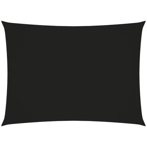 vidaXL Senčno jadro oksford blago pravokotno 2,5x4 m črno