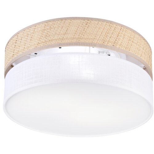  plafonsko svetlo sirja double boho 2xE14/15W/230V, prečnik 35 cm, bež/bela Slike