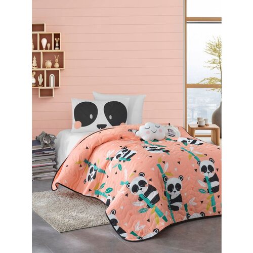  panida - pink pinkgreenblackwhite single bedspread set Cene