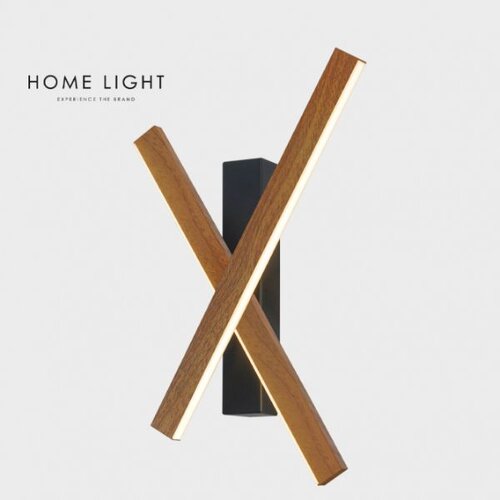 Bb Link Solea 26 zidna lampa 12w 3000k crna/drvo Cene