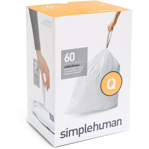 simplehuman S trakom za zatezanje vreće za smeće 60 kom 65 l Q &ndash; Cijene