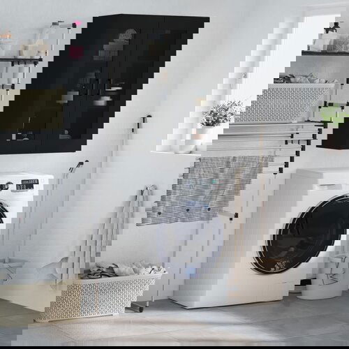 vidaXL Zidni ormarić crni 69 5 x 34 x 90 cm Cijene