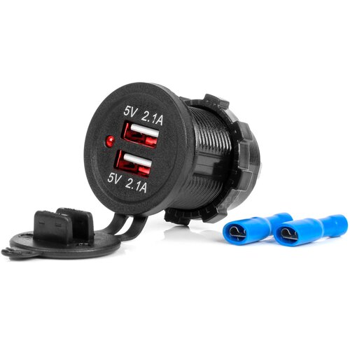 Amio Ugradbeni auto punjač sa 2xUSB 12-24V Cene