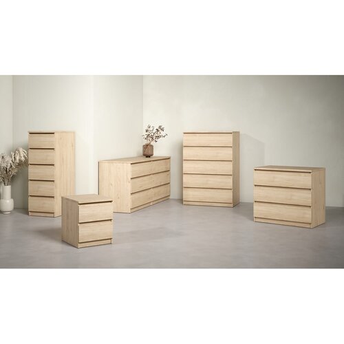 Tvilum Komoda v hrastovem dekorju v naravni barvi 154x70x50 cm Naia &amp;ndash; Slike