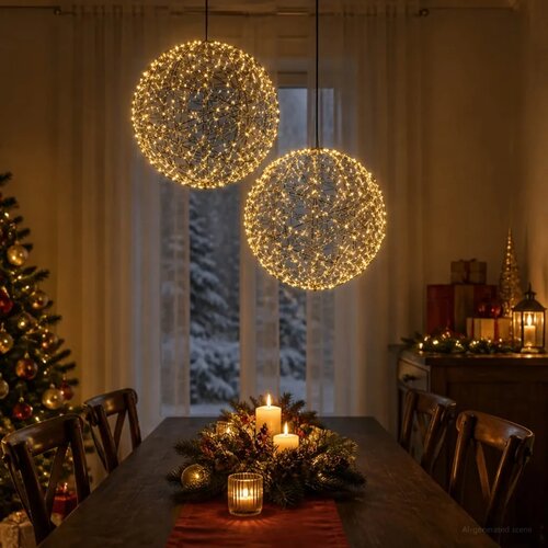  Božićni vrh svjetla 2 kom. 1000 LED lampica Topla bijela - Topla bijela &Oslash; 40 x 42 cm 2 Cijene