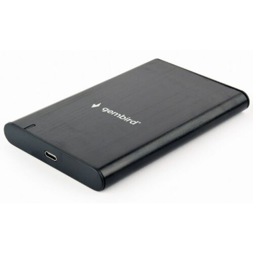 Gembird EE2-U3S-6 usb 3.1 externo kućište za 2.5 sata hard diskove, type-c, bruseni aluminium,crno a Cene