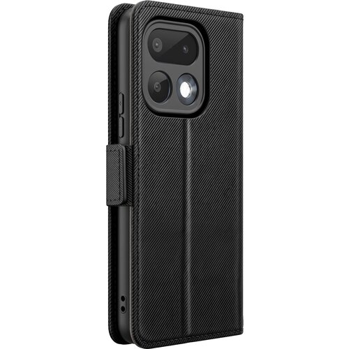 AVIZAR Ovitek za Realme 16 Pro Učinek Strukturiranega Usnja z Ogledalom in Prostorom za Kartice, Črna, (5000274265) Cene