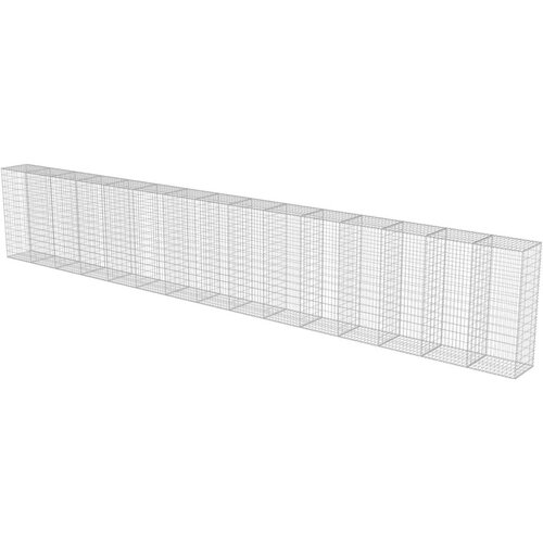  Gabionski zid s poklopcima od pocinčanog čelika 900 x 50 x 150 cm Slike
