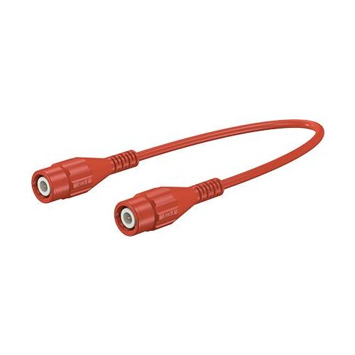 St&amp;auml;ubli XLSS-58 varnostni merilni kabel [BNC mo&amp;scaron;ki konektor - BNC mo&amp;scaron;ki konektor] 2.00 m rdeča 1 kos, (20423060) Slike