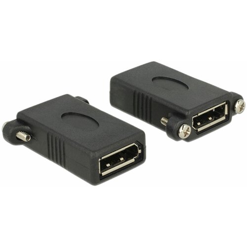Delock 85123 DisplayPort adapter [1x ženski konektor DisplayPort - 1x ženski konektor DisplayPort] crna Slike
