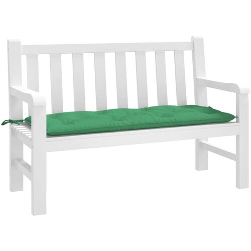  Jastuk za vrtnu klupu zeleni 120 x 50 x 7 cm od tkanine Oxford Cijene