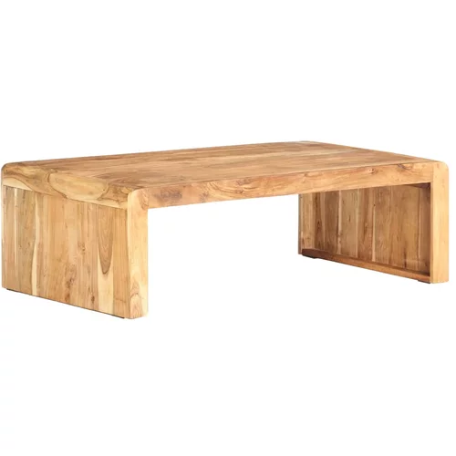 vidaXL Klubska mizica 110x63x35 cm trden akacijev les